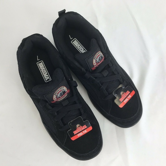 brahma steel toe slip on shoes